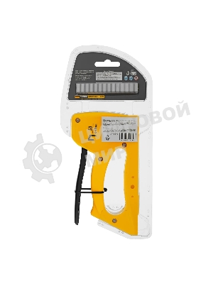 Степлер пластиковый Denzel скобы в комплекте, тип 53, 6-10 мм