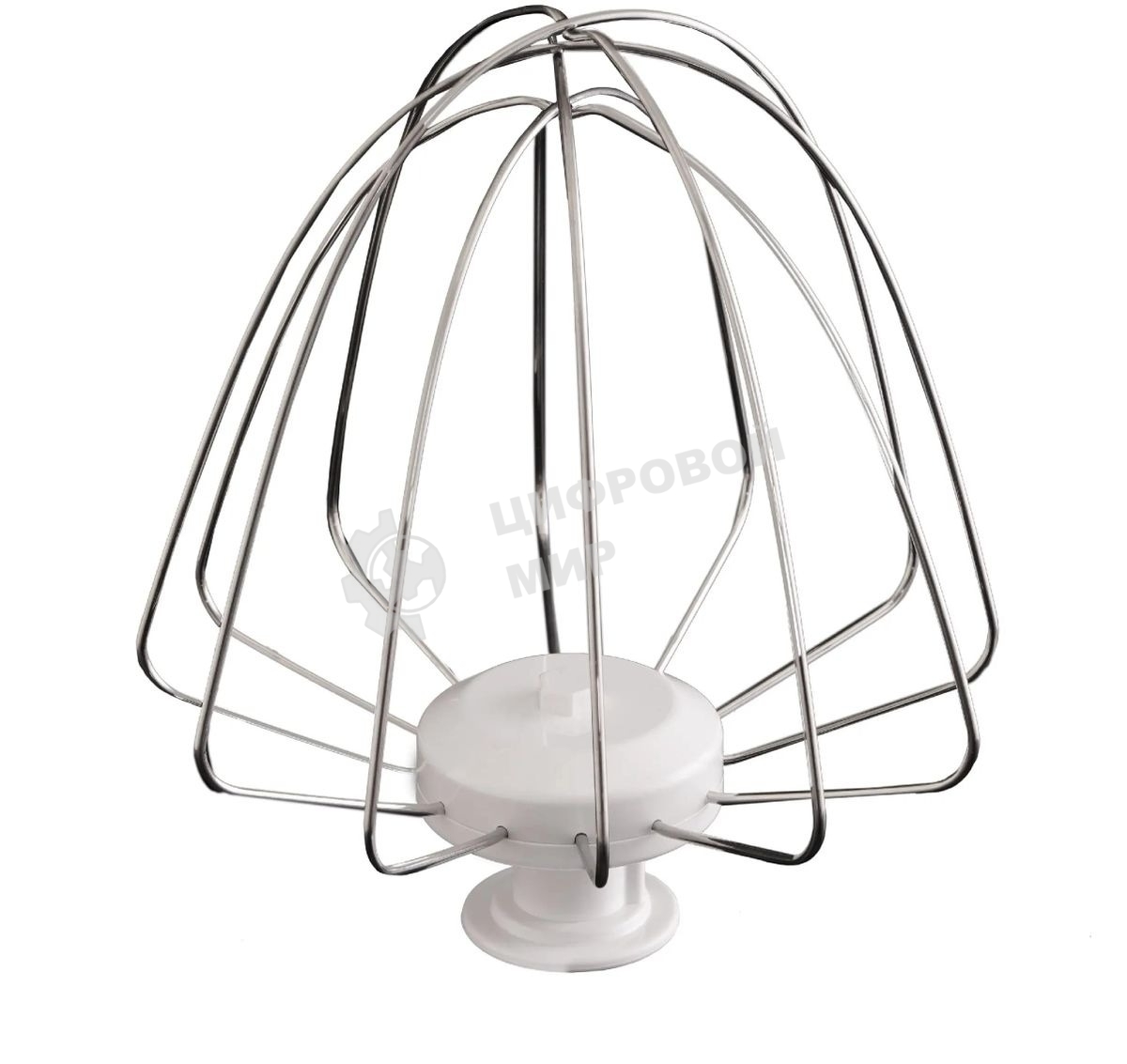 Кухонная машина Korting KKM 0105 Polar мощность 1200 Вт, 7 насадок (планетарный миксер с 3-мя насадками, мясорубка, насадка для колбас, насадка для кеббе, насадка-блендер), объем чаши 5.5 л, 8 скоростей, импульсный режим, механическое управление, белый