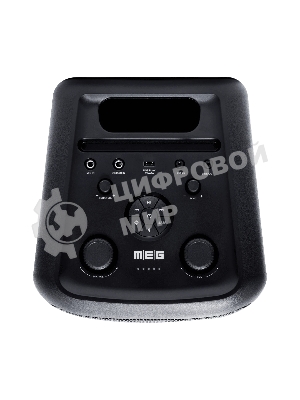 Портативная колонка MEG SPA080BL, 80Вт, Bluetooth 5.3, влагозащита IPX4, время работы 9ч, черная