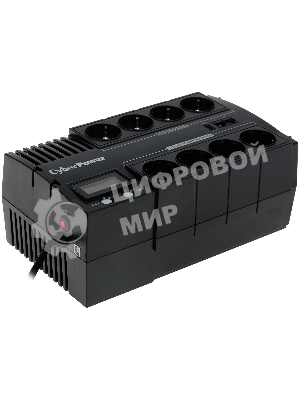 Источник бесперебойного питания CyberPower BR1000ELCD/1000 ВА/600 Вт/8 х CEE 7 (евророзетка)