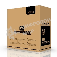 Компьютерный корпус Ginzzu D180 2хUSB 2.0,AU w/o PSU