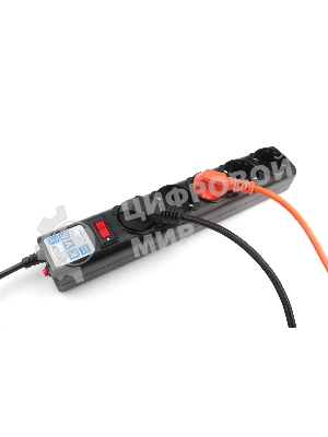 Сетевой фильтр Powercube SPG5-С2 1.9 м, 5 розеток, черный, коробка