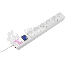 Сетевой фильтр PowerCube, PC 5 м 6 р, белый, 16А, SPG6-A2