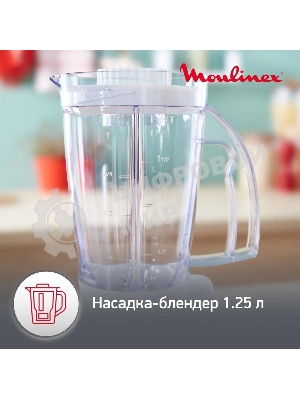 Кухонный комбайн Moulinex FP542111, белый