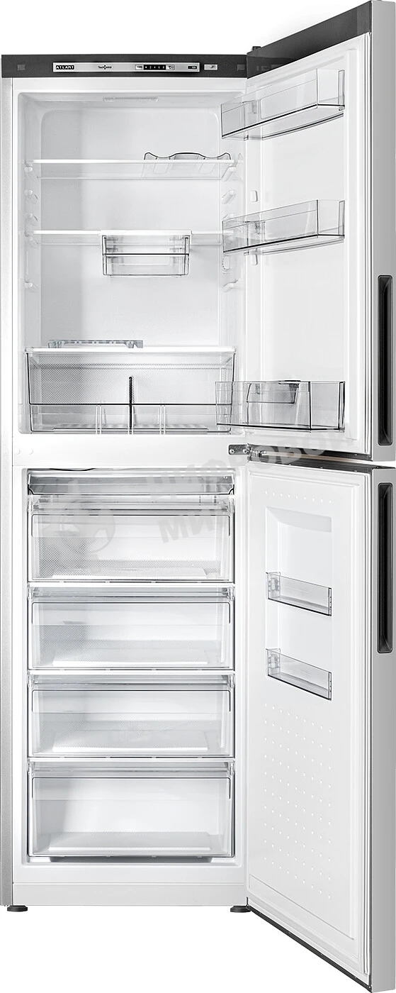 Холодильник Atlant ХМ 4623-181 серебристый двухкамерный 182/159л морозилка снизу