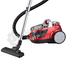 Пылесос Delta LUX DL-0836 красный, 450/2600 Вт, уборка сухая, пылесборник контейнер 2 л