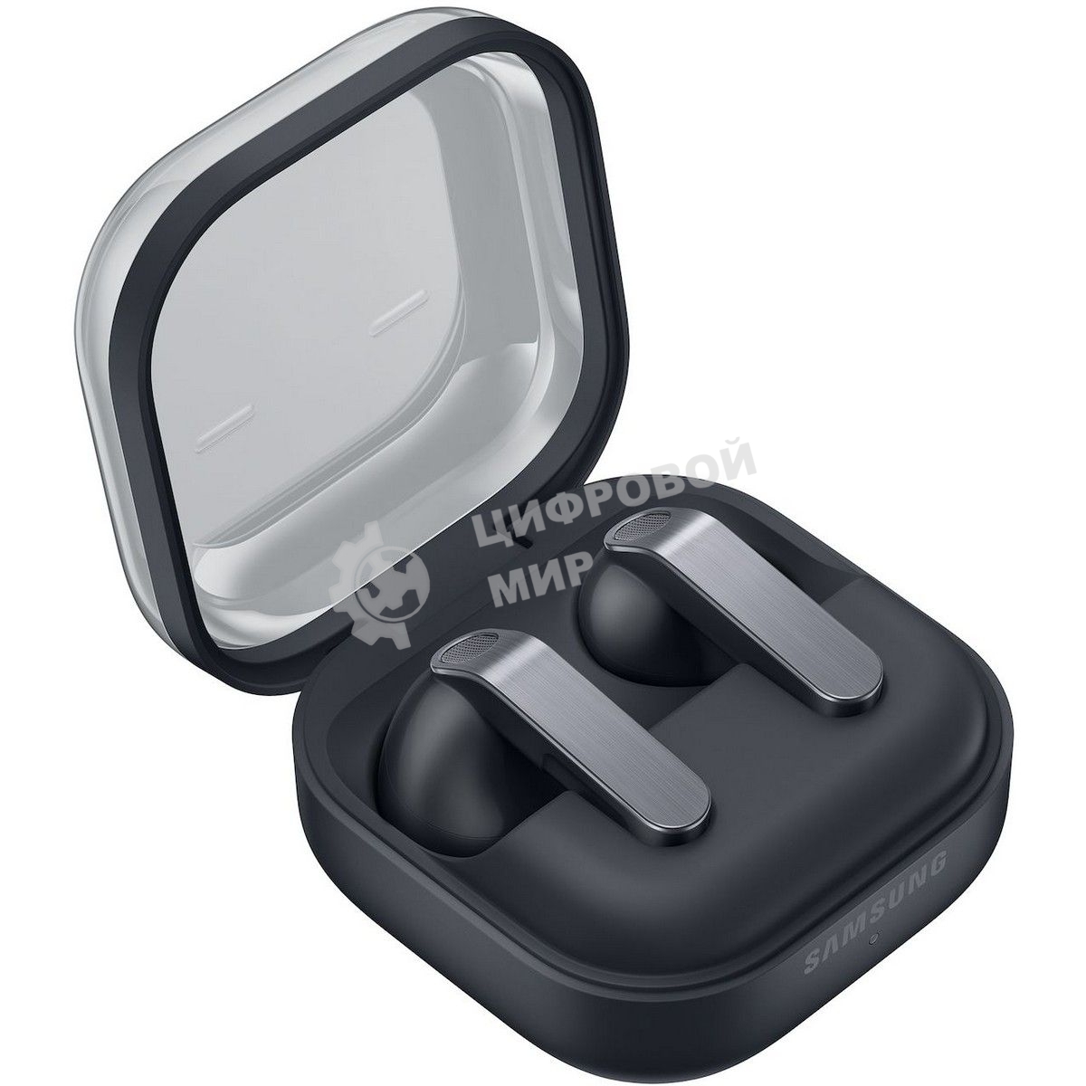 Наушники TWS Samsung Galaxy Buds 4 (R540) черный, вкладыши, Bluetooth, активное шумоподавление, беспроводная зарядка, до 6 ч