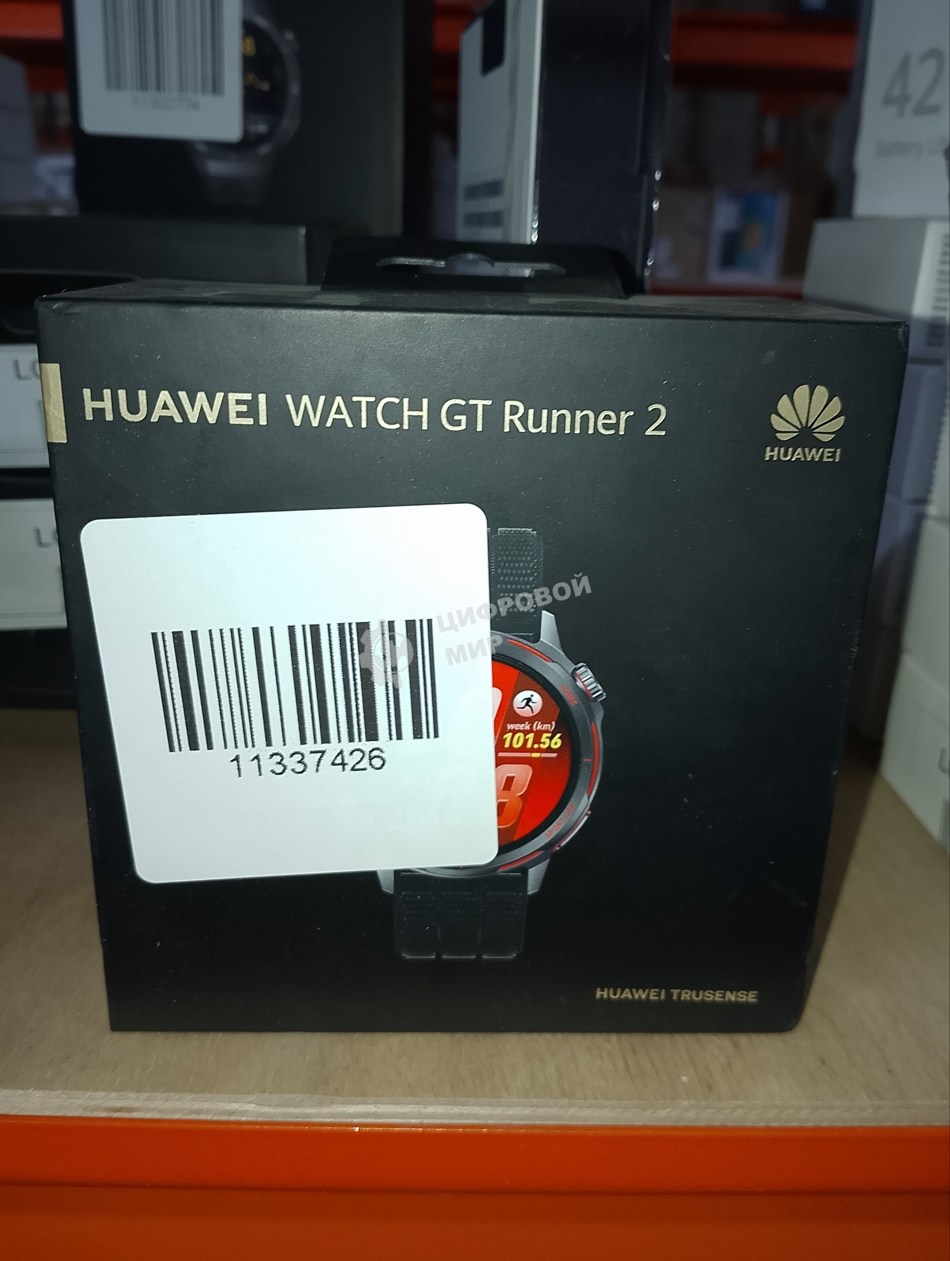 (Восстановленный) Умные часы Huawei WATCH GT RUNNER 2 BLACK 55020HJS [Cм.описание!]
