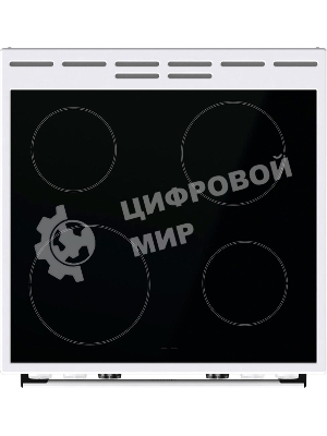 Плита электрическая Gorenje GEC6C40WD белый, конфорок 4 электрических, духовка 71 л, 60 см x 85 см x 60 см