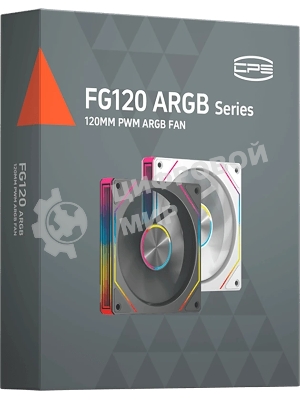 Вентилятор для корпуса PcCooler FG120R Reverse ARGB 120х120x25 черный 4-pin 28.4дБ (FG120R ARGB BK) Ret
