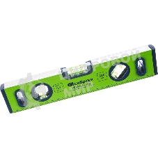 Уровень алюминиевый Сибртех УСМ-0,5-300, фрезерованный, 3 глазка, магнитный, 300 мм