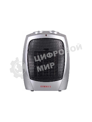 Тепловентилятор EUROLUX ТВК-EU-1, серый, 1800 Вт, 22 м2, термостат, 3 режима 67/2/6