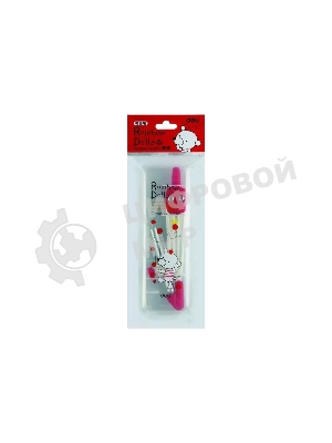 Циркуль для черчения Deli E8621, корпус ассорти, металл