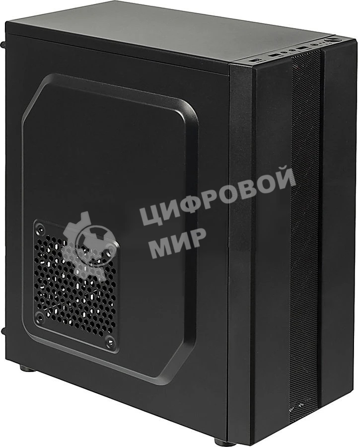 Компьютерный корпус Accord ACC-CL290B черный без БП ATX 2xUSB2.0 1xUSB3.0 audio