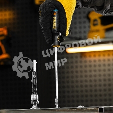 Отвертка Denzel SL5x150 мм, S2, 3к рукоятка