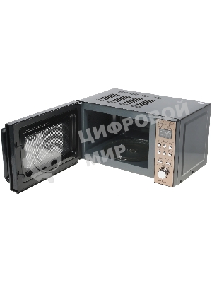 Микроволновая печь Centek CT-1584 черный/золотистый, 20 л, 700 Вт, переключатели - кнопки, поворотный механизм