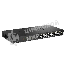 Коммутатор D-Link DGS-1026P/A1A, 24×1 Гбит/с + 2×1 Гбит/с SFP, неуправляемый