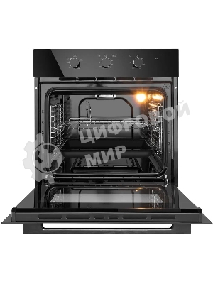Шкаф духовой газовый с электрическим грилем Maunfeld MOGS703B2, встраиваемый