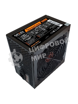 Блок питания Ginzzu SB500, 500Вт, 120мм, черный