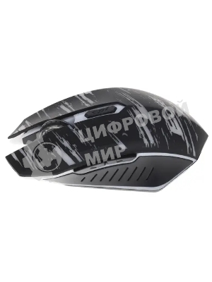 Мышь беспроводная Qumo Edge M17 черный, 2400 dpi, радиоканал, USB, кнопки - 6