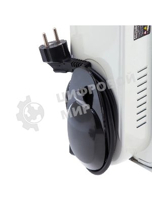 Обогреватель масляный MTX OCH-2000, белый, 2000 Вт, 20 м2, термостат