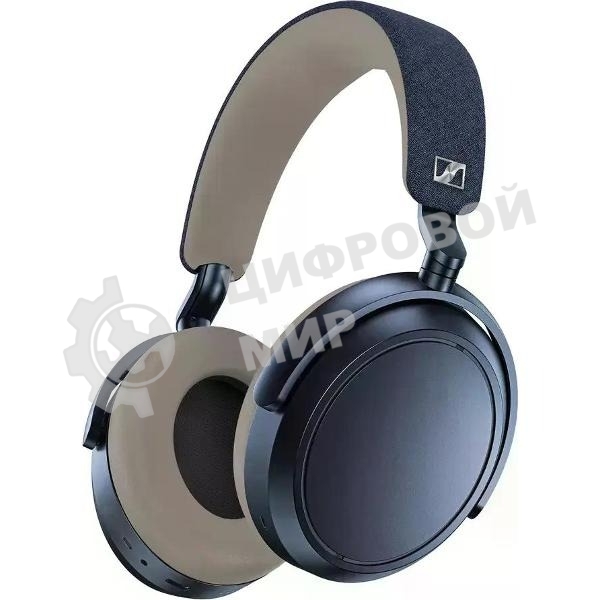 Беспроводные/проводные наушники Sennheiser Momentum 4 Wireless синий, полноразмерные, Bluetooth + проводной, активное шумоподавление, до 60 ч