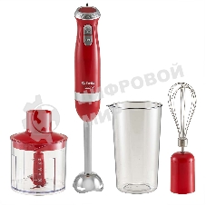 Блендер погружной Delta DL-7064B красный