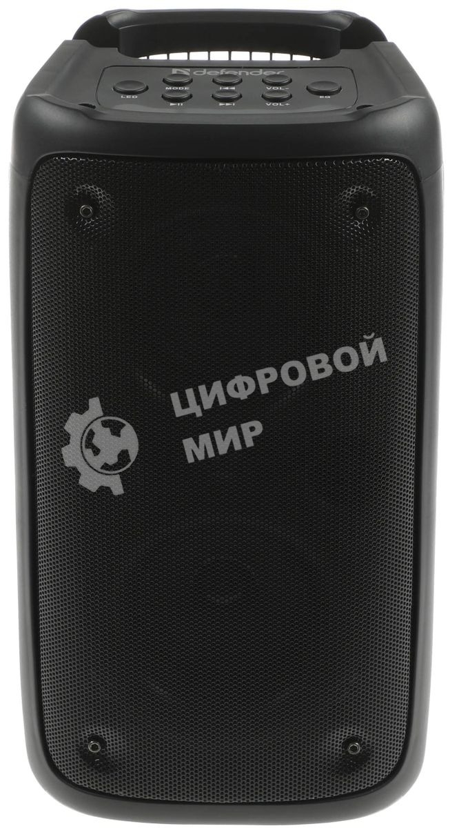 Портативная колонка Defender Boomer 20 20Вт Light/BT/FM/USB/AUX/MIC черный