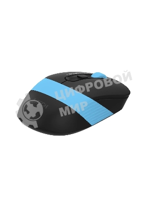 Мышь беспроводная A4Tech Fstyler FG10S черный/синий, 2000 dpi, радиоканал, USB, кнопки - 4