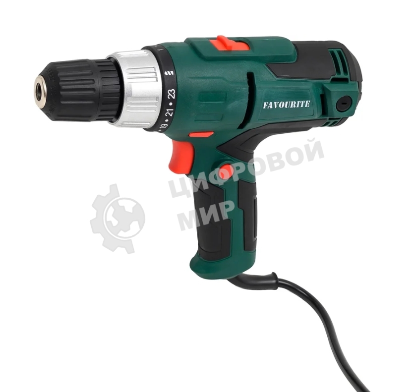 Дрель-шуруповерт FAVOURITE ID 600/2S, 600 Вт, 27 Нм, щеточный