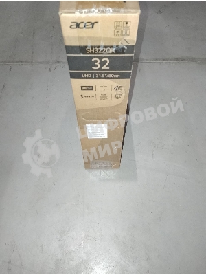 (Поврежденная упаковка) Монитор Acer SH322QKbmiphux 31,5'', 16:9, VA, UHD, 4ms, 250cd, 60Hz, HDMI, DP, USB-C, SPK, HAS UM.JS2CD.002