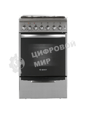 Плита комбинированная Gefest ПГЭ 5102-03 0027 серый, конфорок 4 шт, духовка 55 л, 50 см x 85 см x 58.5 см