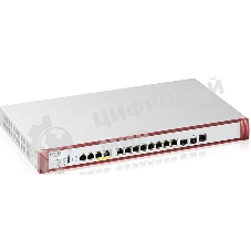 Межсетевой экран Zyxel USG FLEX 700H, Rack, 2xSFP+ (LAN/WAN), 2xRJ-45: 1/2.5/5/10G PoE+ (LAN/WAN), 2xRJ-45: 1/2.5G (LAN/WAN), 8xRJ-45: 1G (LAN/WAN), 1xUSB3.0 **