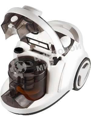 Пылесос Coolfort CF-3040 белый, 250/1800 Вт, уборка сухая, пылесборник контейнер 2 л