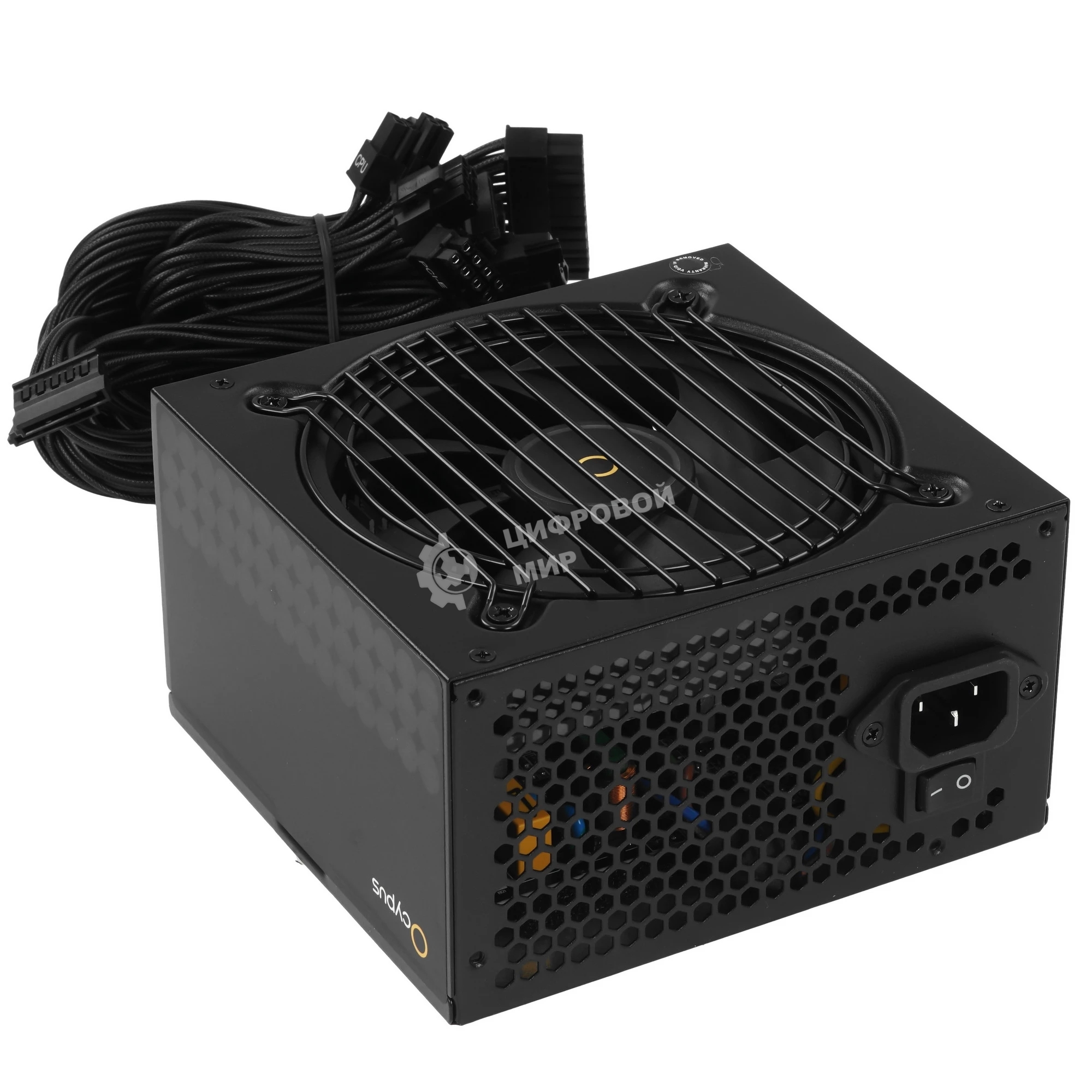 Блок питания 750W Ocypus Gaммa P750 BK (ATX, 80 PLUS, APFC, 20+4 pin, 120мм fan, PCI-E 6+2Px4, 6xSATA) (Gaммa-P750-W1HDBK024X-EU)