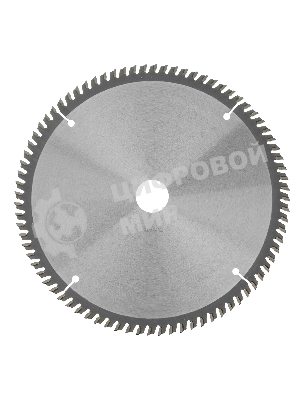 Пильный диск по ламинату Denzel ф250 х 30 мм, 80 зубьев