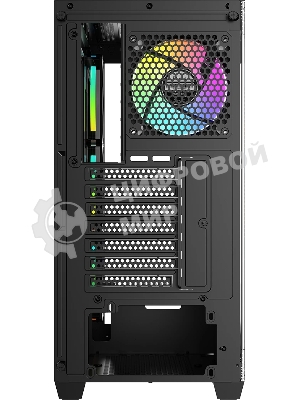 Компьютерный корпус Ocypus Gaммa C72 BK ARGB ATX/win/black/4 ARGB fans/no PSU/Tempered Glass