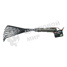 Грабли веерные девятизубые Palisad LUXE 145х365 мм, стальные, рукоятка из ясеня