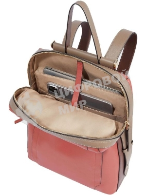 Рюкзак женский Piquadro Circle CA4576W92/ARTM терракотовый/кофейный кожа