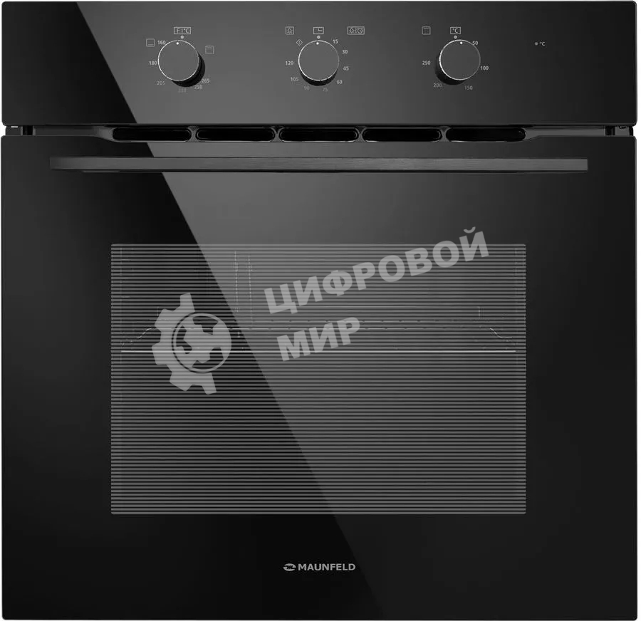 Шкаф духовой газовый с электрическим грилем Maunfeld MOGS703B2, встраиваемый