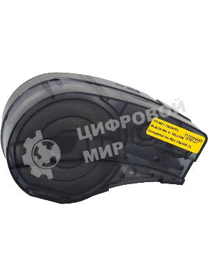 Картридж ленточный Cactus CS-M21-750595YL черный шрифт, желтый фон (19.1 мм, 6.4 м) для Brady BMP21-PLUS, BMP21-LAB