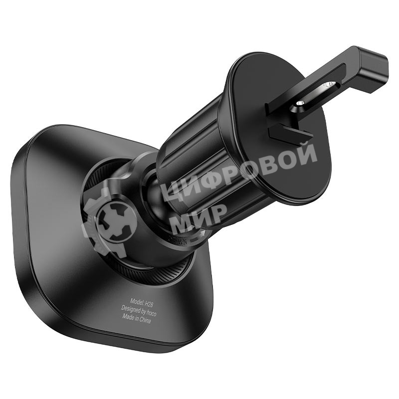 Автомобильный держатель HOCO H28 Rainbow магнитный на воздуховод черный