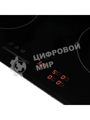 Электрическая варочная панель Hyundai HHE 6451 BG Hi-Light, независимая, черный