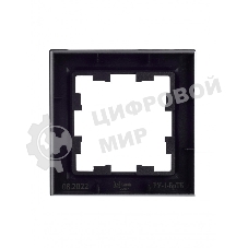 Рамка 1-местная IEK BRITE РУ-1-БрТБ темная бронза