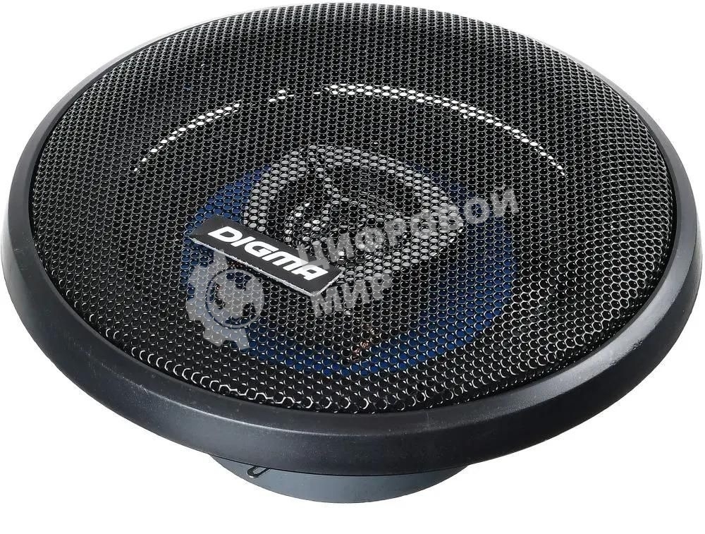 Колонки автомобильные Digma DCA-B402 160Вт 90дБ 4Ом 10см (4дюйм) (ком.:2кол.) коаксиальные двухполосные