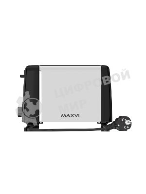 Тостер Maxvi KT822S silver-black