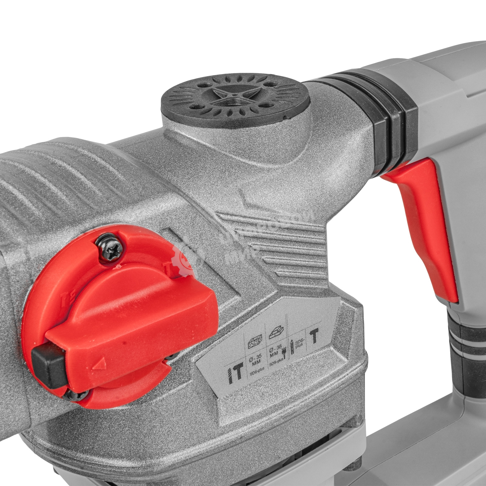 Перфоратор 1450Вт, SDS-plus, диаметр сверления бетона 35мм, вертикальный, СТАВР ПЭВ-1450, 2 режима работы, энергия удара 6.5Дж, число оборотов 1100об/мин, частота ударов 5100уд/мин, длина кабеля 3м (набор оснастки, кейс).