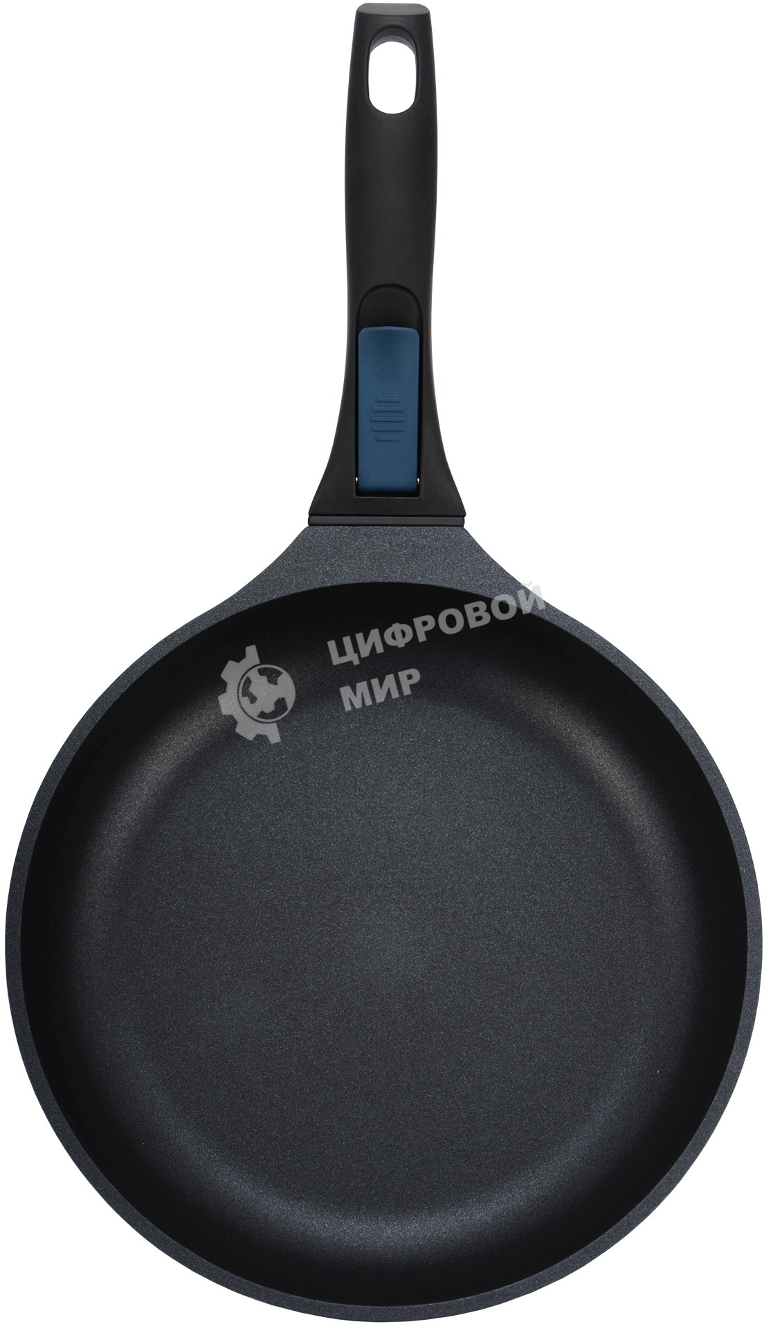 Сковорода Rondell Del mar RDA-1849 круглая 28см покрытие: Xylan Plus ручка съемная (без крышки) синий