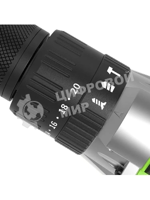 Дрель-шуруповерт GREENWORKS GD24DD60, 24 В, 0 Ач, 60 Нм, бесщеточный, ударный