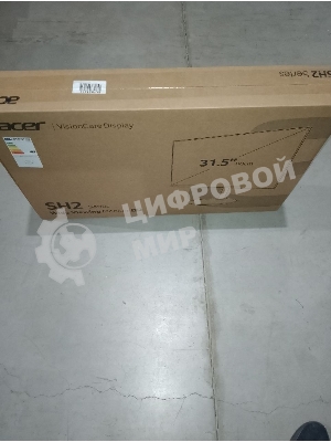 (Поврежденная упаковка) Монитор Acer SH322QKbmiphux 31,5'', 16:9, VA, UHD, 4ms, 250cd, 60Hz, HDMI, DP, USB-C, SPK, HAS UM.JS2CD.002